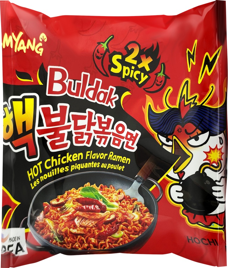 Лапша 2хSpicy  со вкусом курицы Samyang 140г (5) оптом