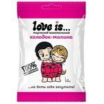 Мармелад жеват. Love is.. Холодок-Малина 20гр (20) оптом