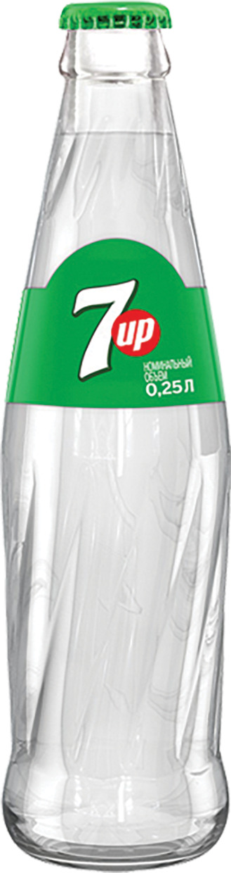 Газ. вода 7UP 250 мл в ст/б (24) Иордания