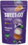 Конфеты SWEET&GO в черничной глазури с цельным миндалем 80гр (15)