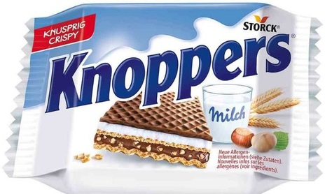 Вафельное Печенье Knoppers Йогурт 25гр (24)