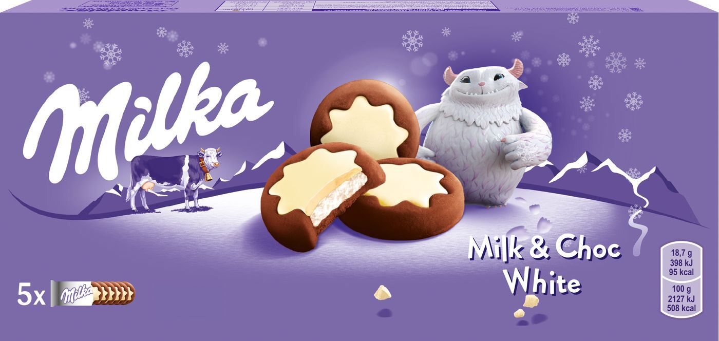 Печенье Милка Чоко Минис White 150гр (16) оптом