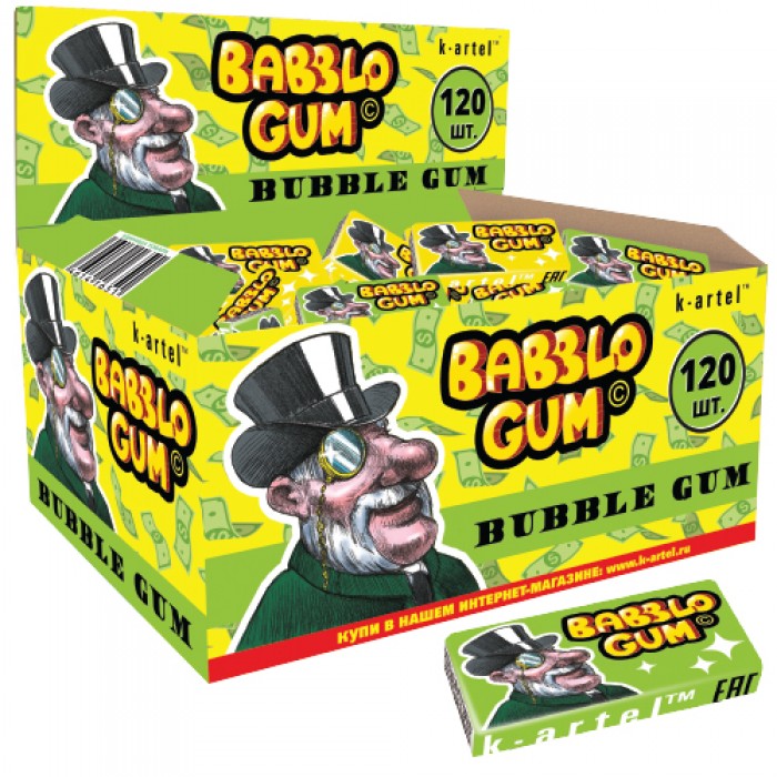 Жев. резинка "Bable Gum" со вкусом колы (120) оптом