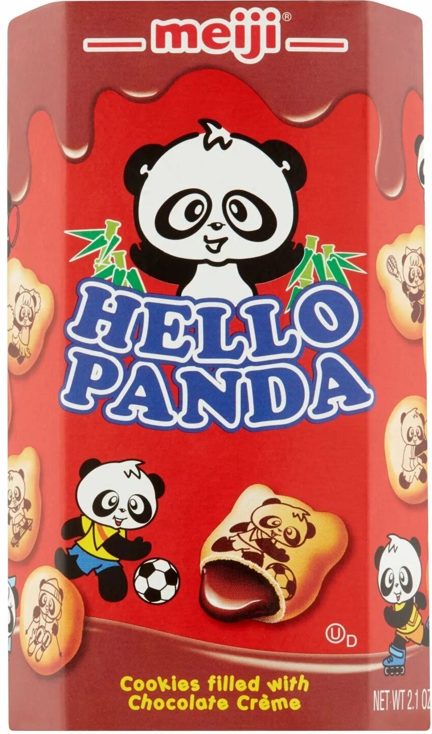 Печенье Meiji Hello Panda с шоколадной начинкой 42гр (10) оптом