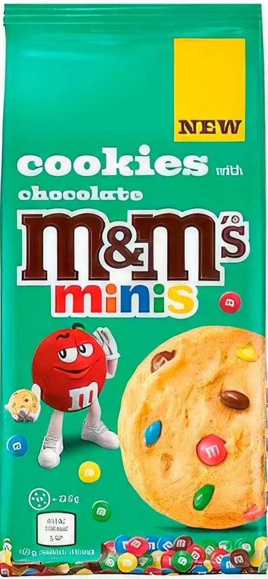 Печенье M&M Мини 180гр (8) оптом