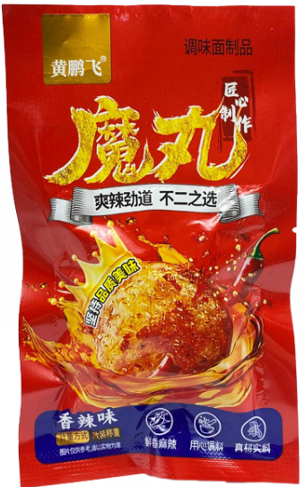 Снек шарики HUANG PENG FEI с пряным острым вкусом 18гр (50) оптом