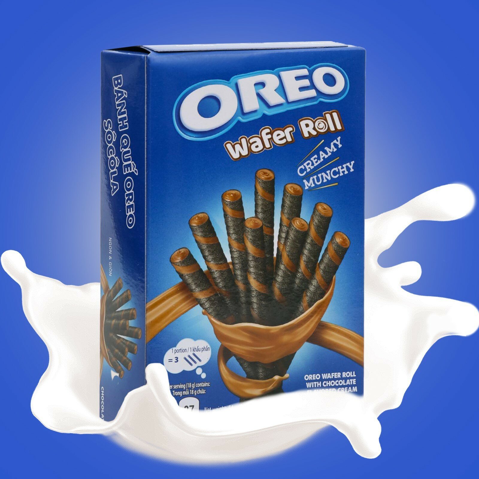 Oreo Wafer Roll Chocolate (Орео Вафер Ролл Шоколад) 54г (20) оптом