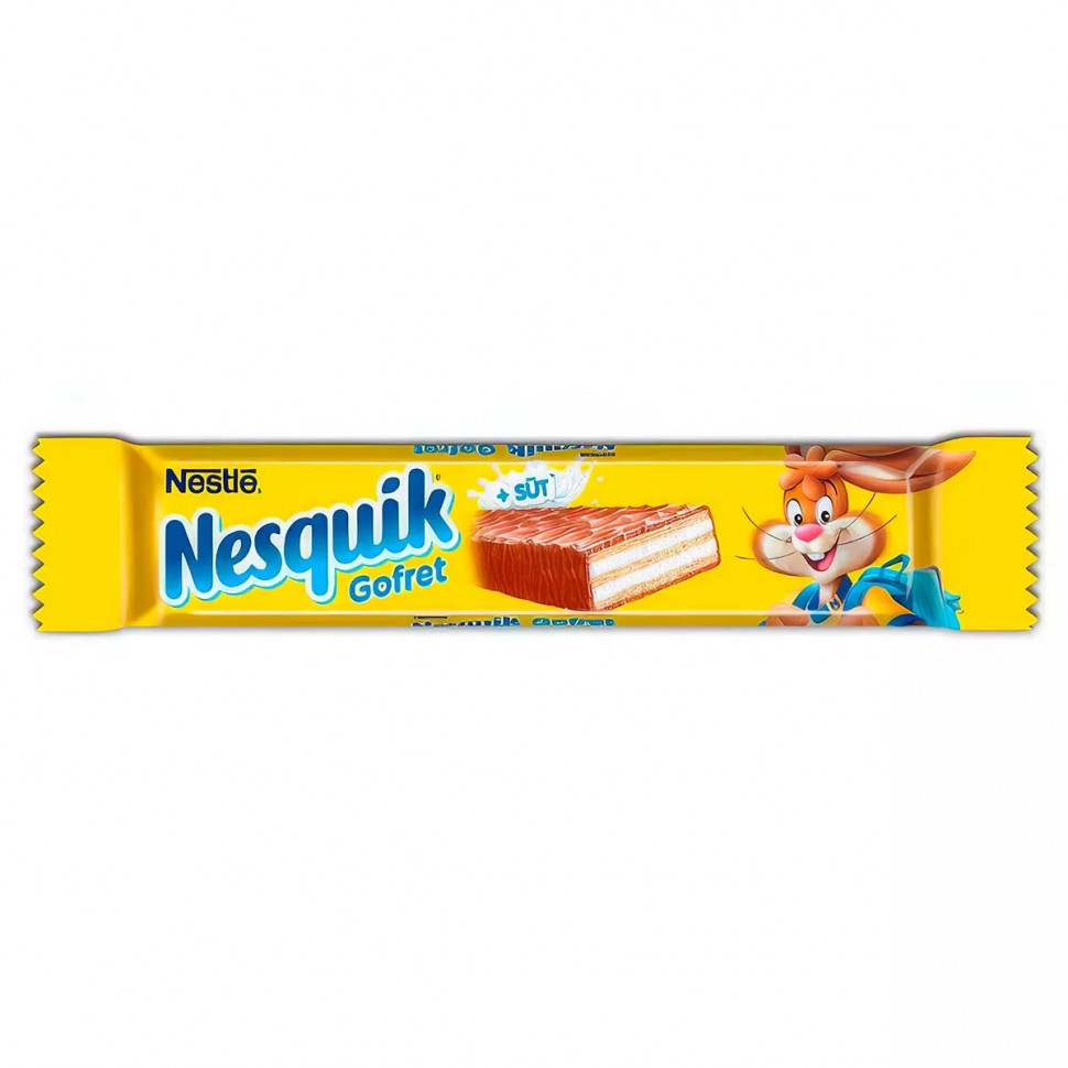 Nesquik (Вафли Несквик в молочном шоколаде) 18г (30)*12