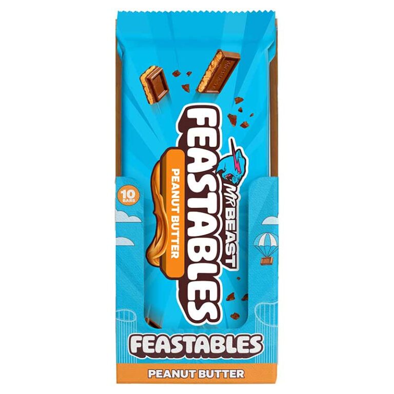 Mr. Beast Deez Nuts with Peanut Butter ( Арахисовое масло) 60гр (10)*18
