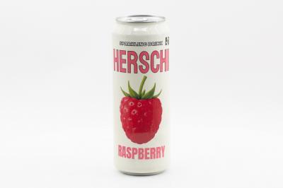 Напиток безалкогольный газированный HERSCHI Rasberryсо вкусом Малиныж/б, 450 мл оптом