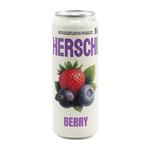 Напиток безалкогольный газировванный HERSCHI Berry совкусом Черники,Клубники, Черной смородины ж/б,