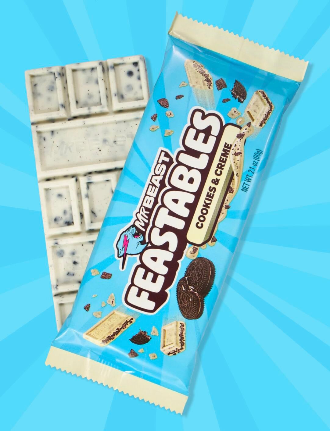 Mr. Beast Cookies&Cream (Печенье и Крем) 60г (10)*18