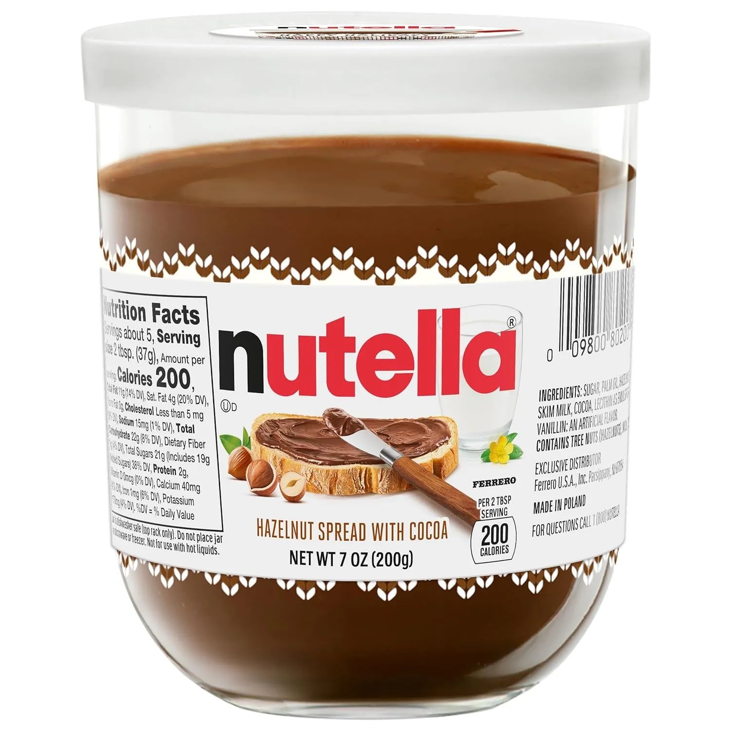 Nutella (Шоколадная паста Нутелла) 200г (15)