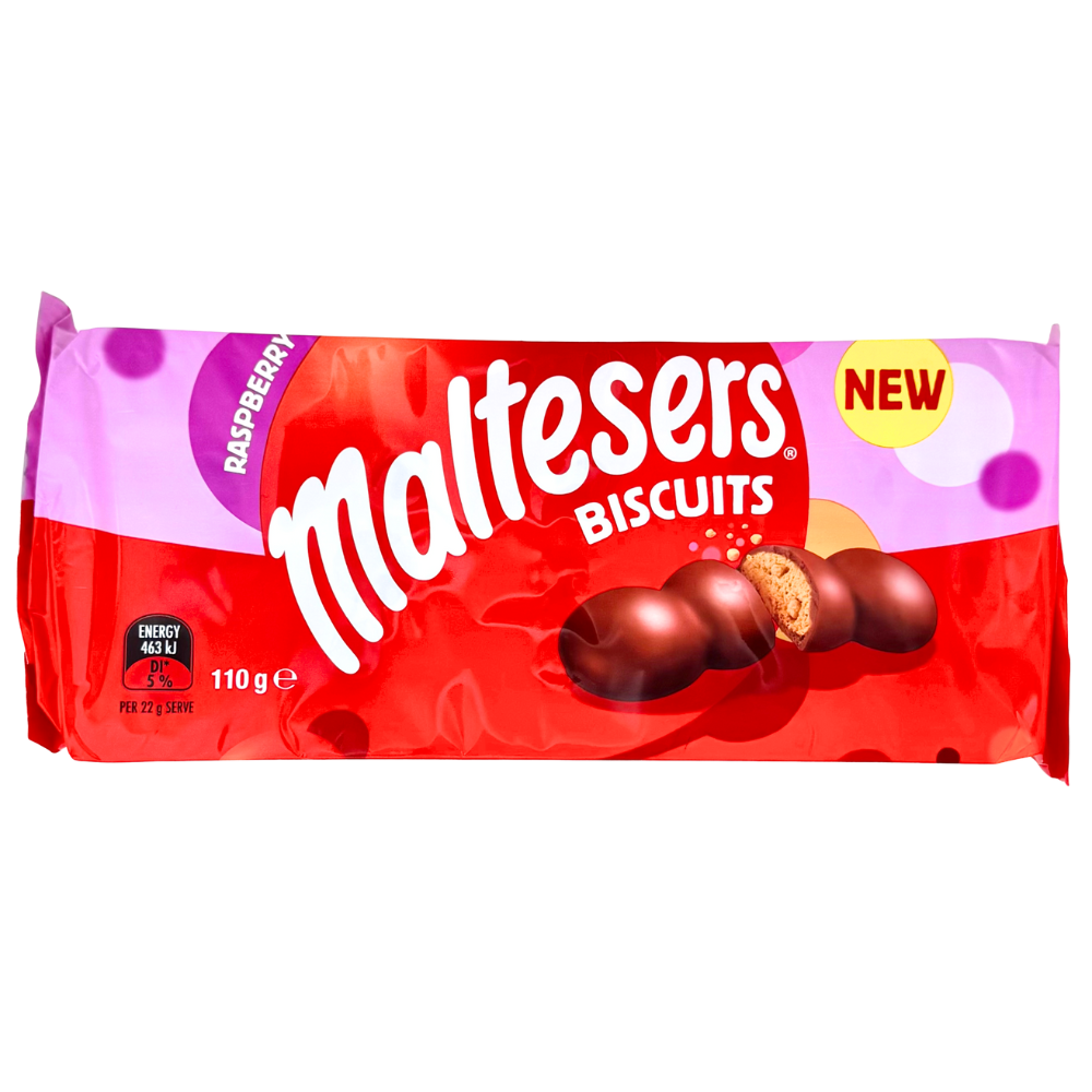 Maltesers Raspberry Biscuits (Печенье Мальтизерс Малиновый Бисквит 110г (14) оптом