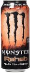 Энерг. напиток Monster Rehab Peach Tea (Монстр Рехаб Персиковый чай) 500мл (12)