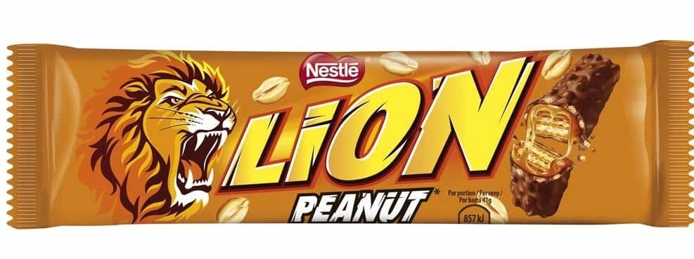 Шоколадный батончик Lion Peanut 41г 1/40