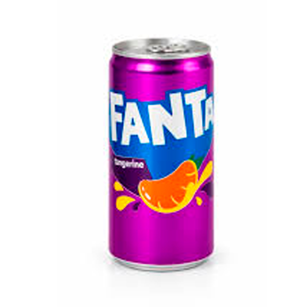 Напиток безалкогольный газированный "Fanta TANGERINE" ж/б, 185 мл (ИРАК)