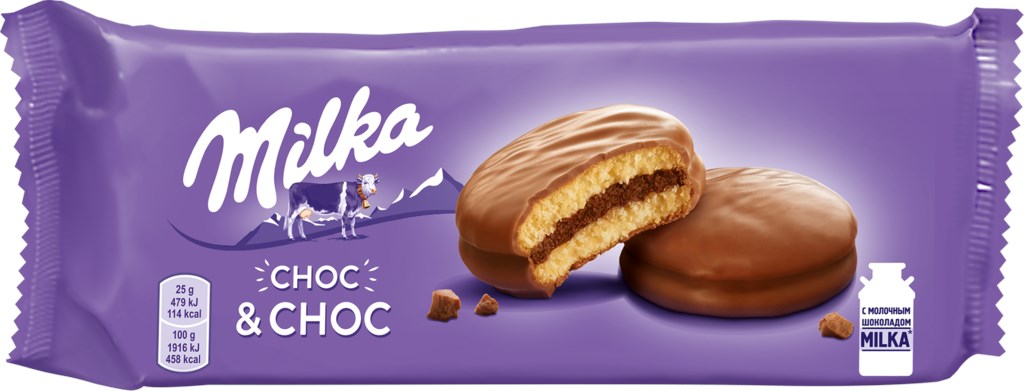 Бисквит Милка Чок-Чок 150гр (12) оптом