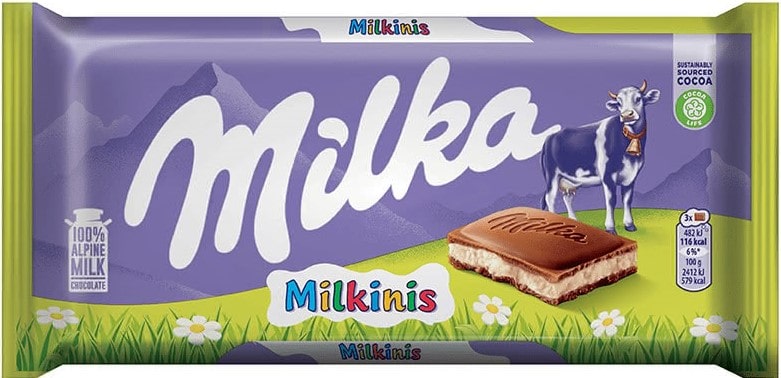 Милка Шоколадная плитка Милкинис 100гр (22)
