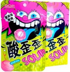 Карамель леденцовая HONG TAI KEEFOODS со вкусом персика, бокс 400г (20г*20 упак)