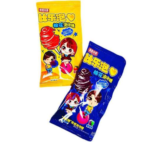 Жевательная резинка CANDY FUN, ассорти вкусов (виноград, апельсин) бокс 264г (11г*24 упак) оптом